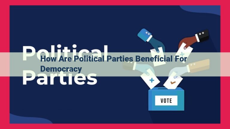 how are political parties beneficial for democracy