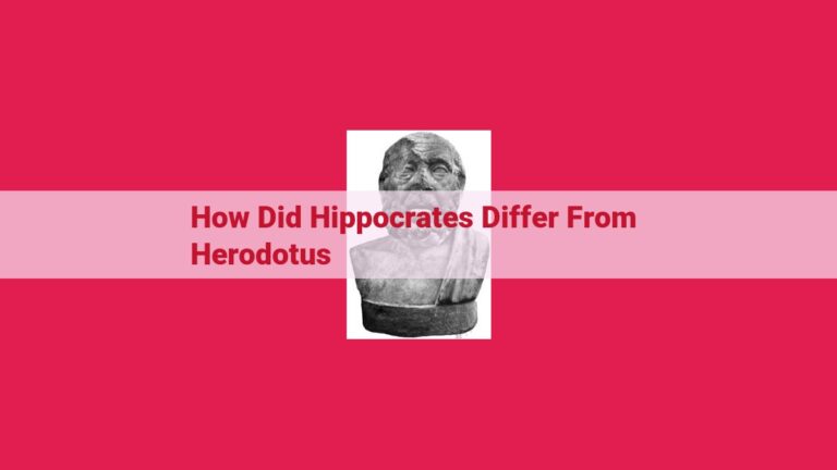 how did hippocrates differ from herodotus