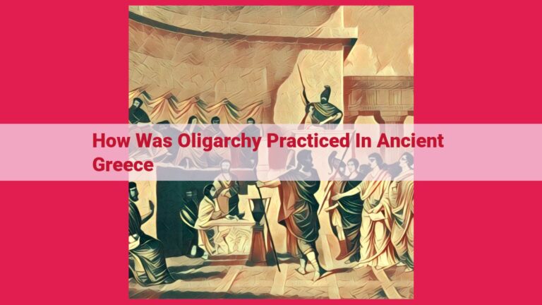 how was oligarchy practiced in ancient greece