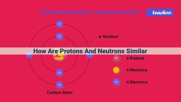 how are protons and neutrons similar