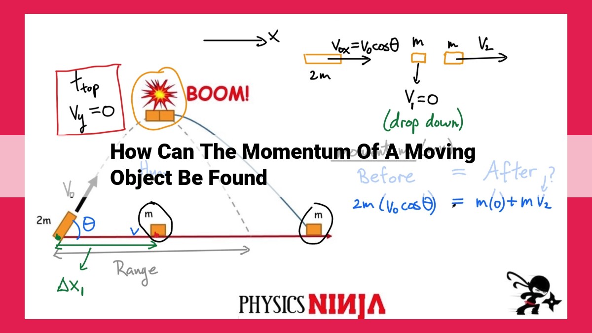 how can the momentum of a moving object be found