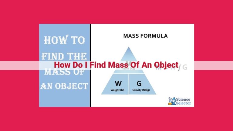 how do i find mass of an object