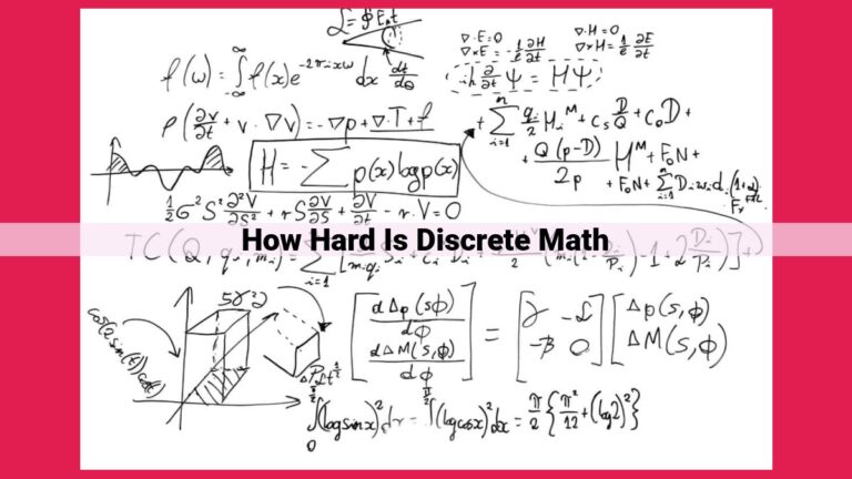 how hard is discrete math