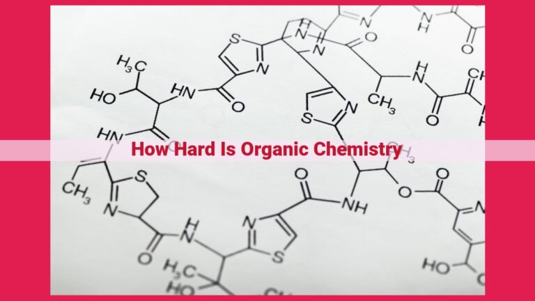 how hard is organic chemistry