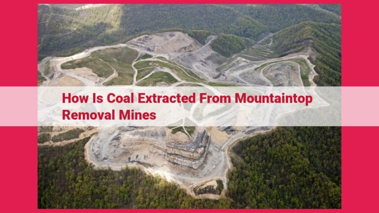 how is coal extracted from mountaintop removal mines