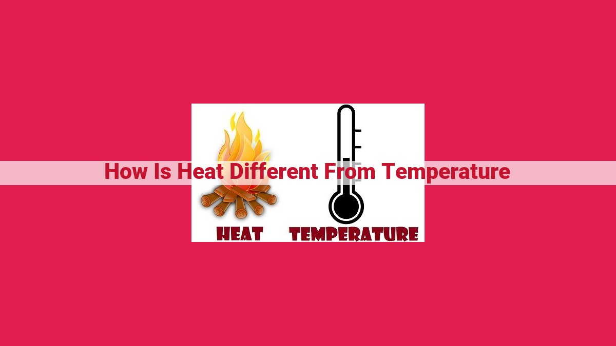 how is heat different from temperature