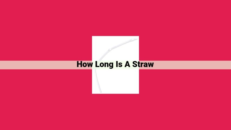 how long is a straw