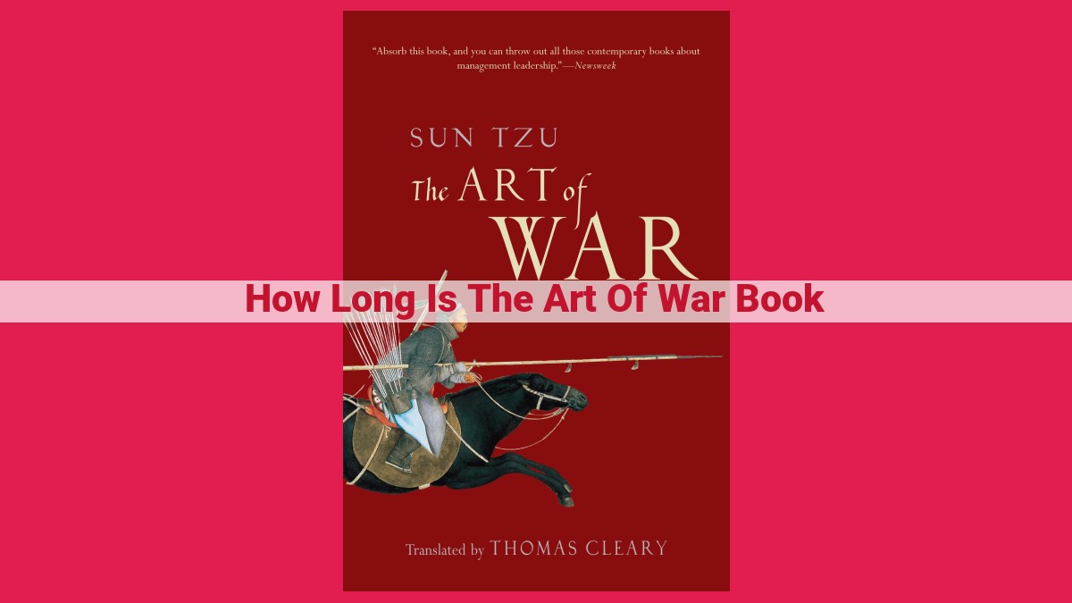 how long is the art of war book