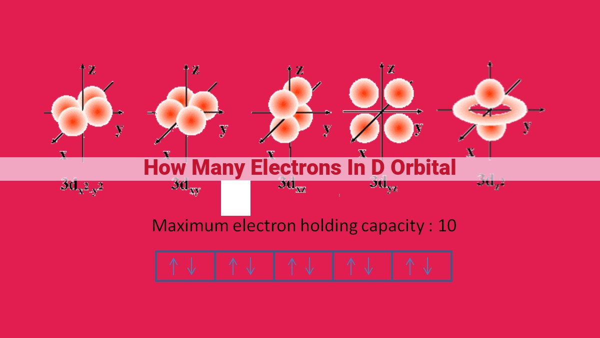 how many electrons in d orbital