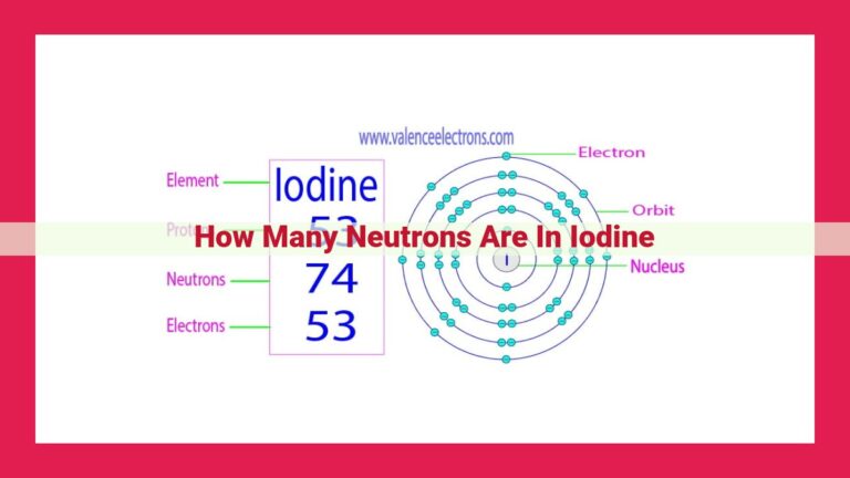 how many neutrons are in iodine