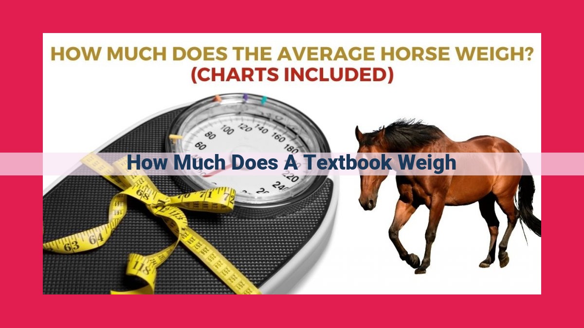 how much does a textbook weigh