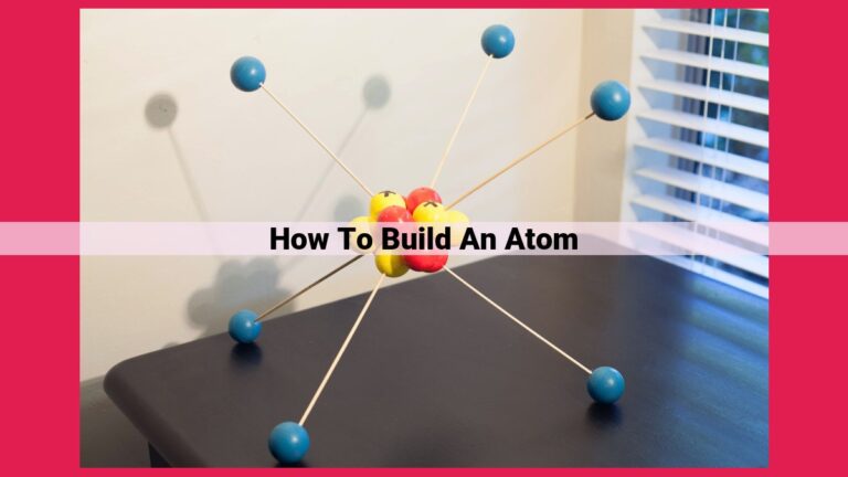 how to build an atom