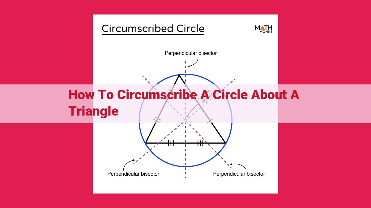 how to circumscribe a circle about a triangle