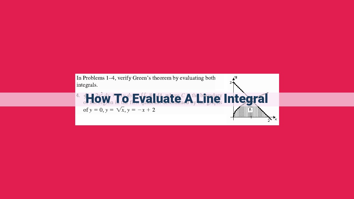 how to evaluate a line integral