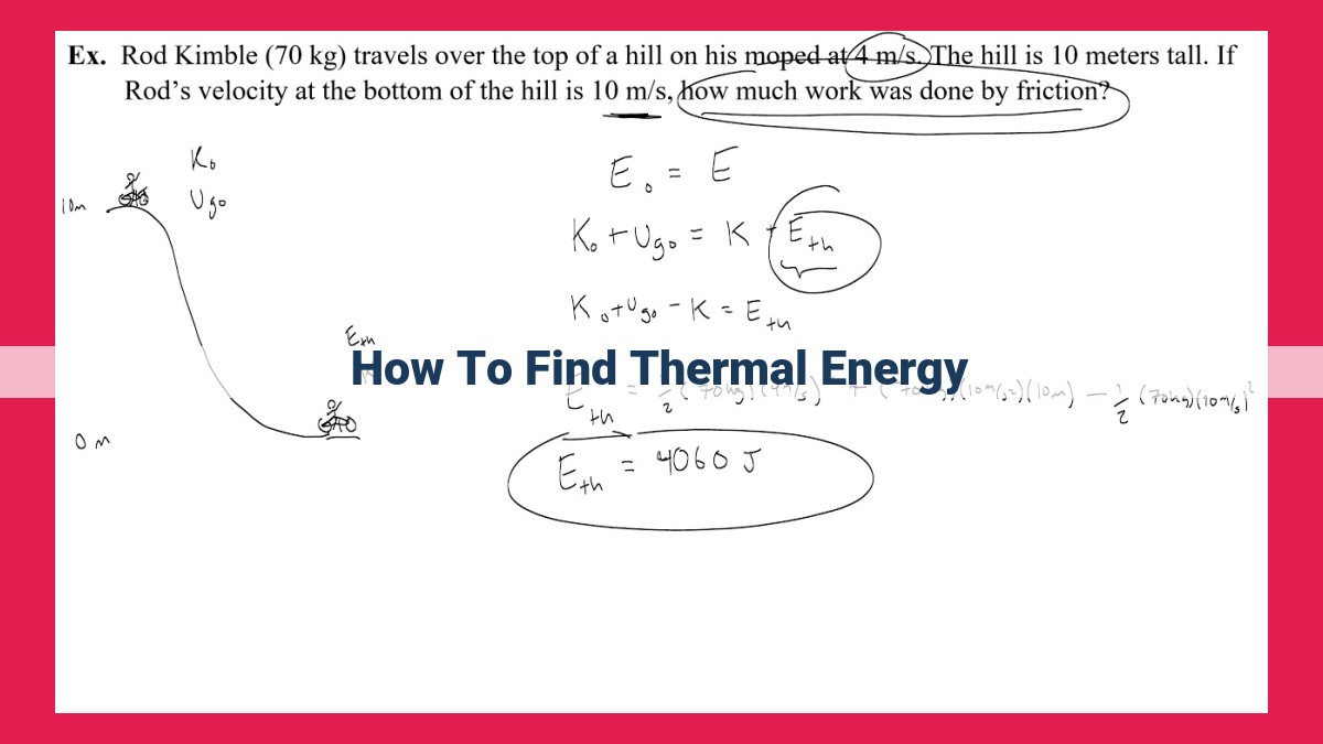 how to find thermal energy