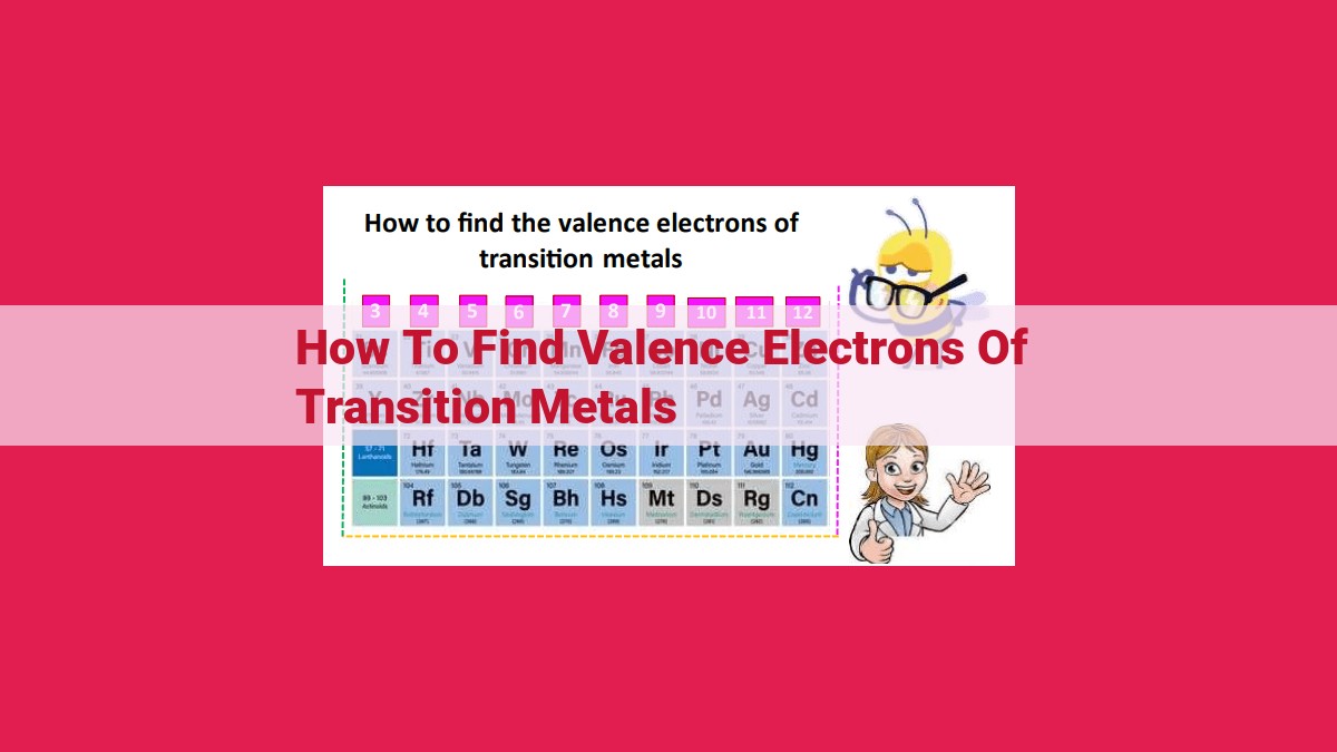 how to find valence electrons of transition metals