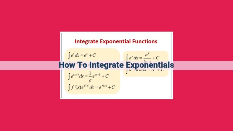 how to integrate exponentials