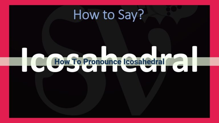 how to pronounce icosahedral