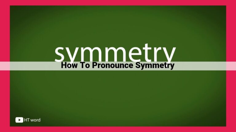 how to pronounce symmetry