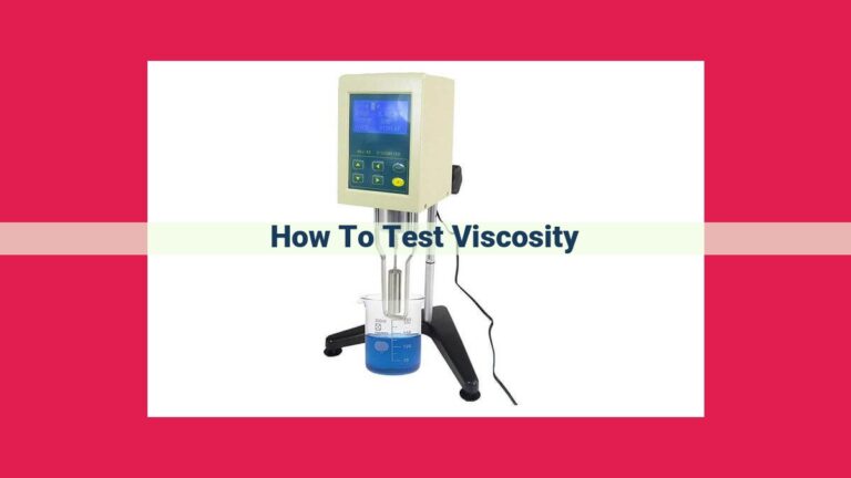 how to test viscosity