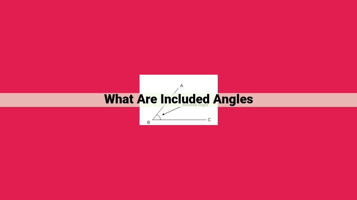 what are included angles