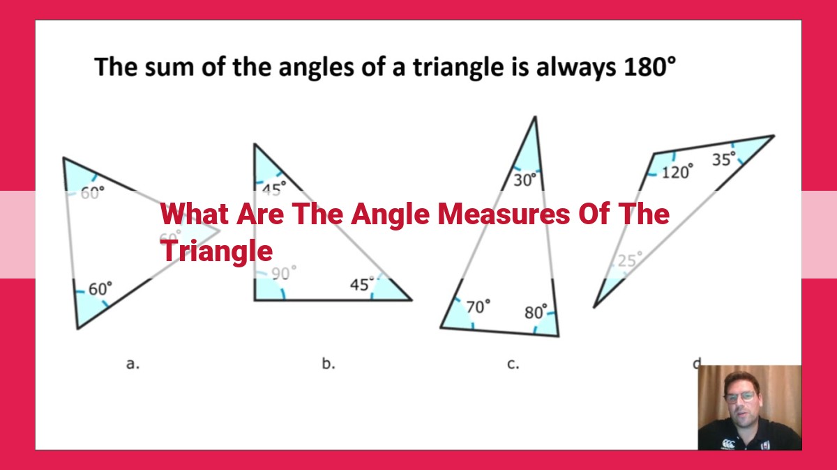 what are the angle measures of the triangle