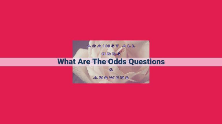 what are the odds questions