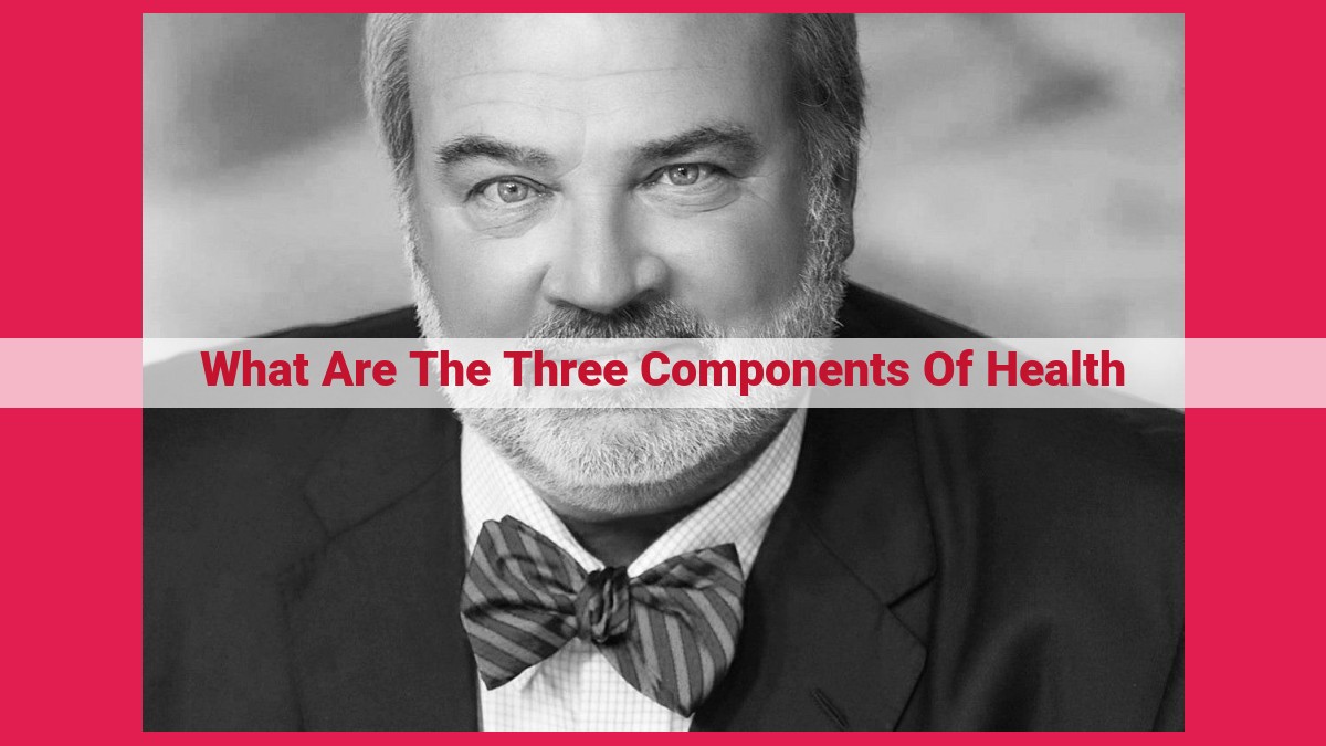 what are the three components of health