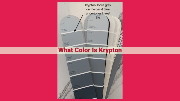 what color is krypton