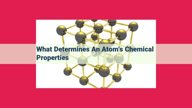 what determines an atom's chemical properties