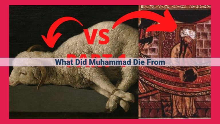 what did muhammad die from