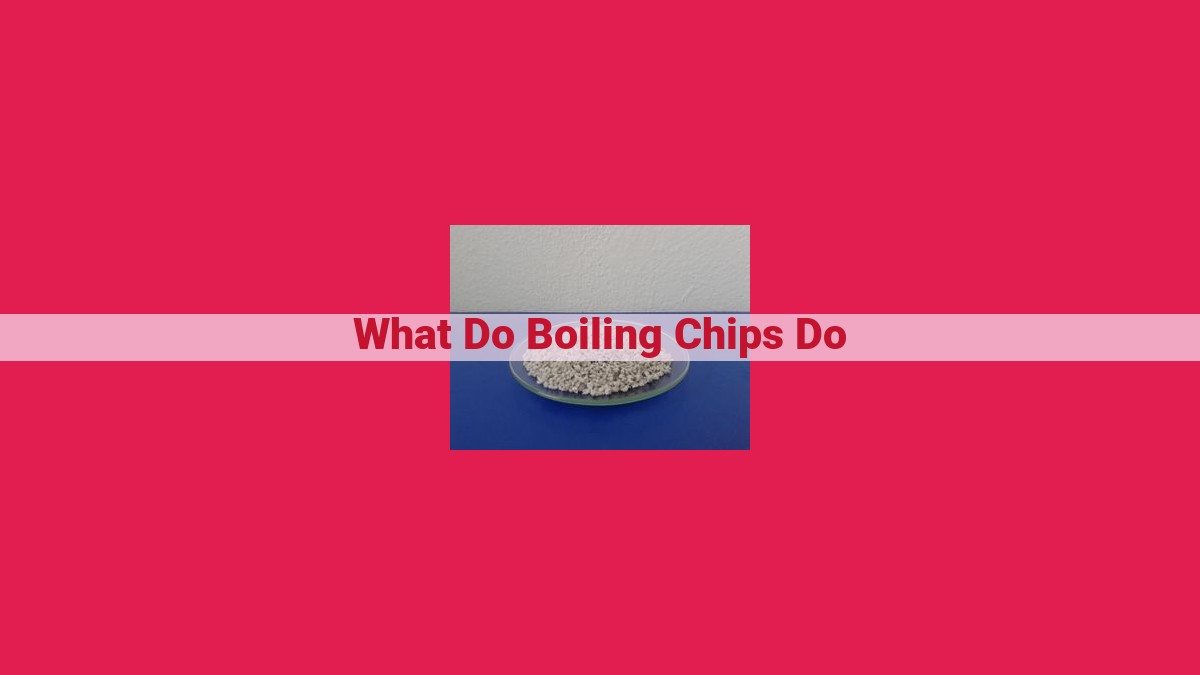 what do boiling chips do