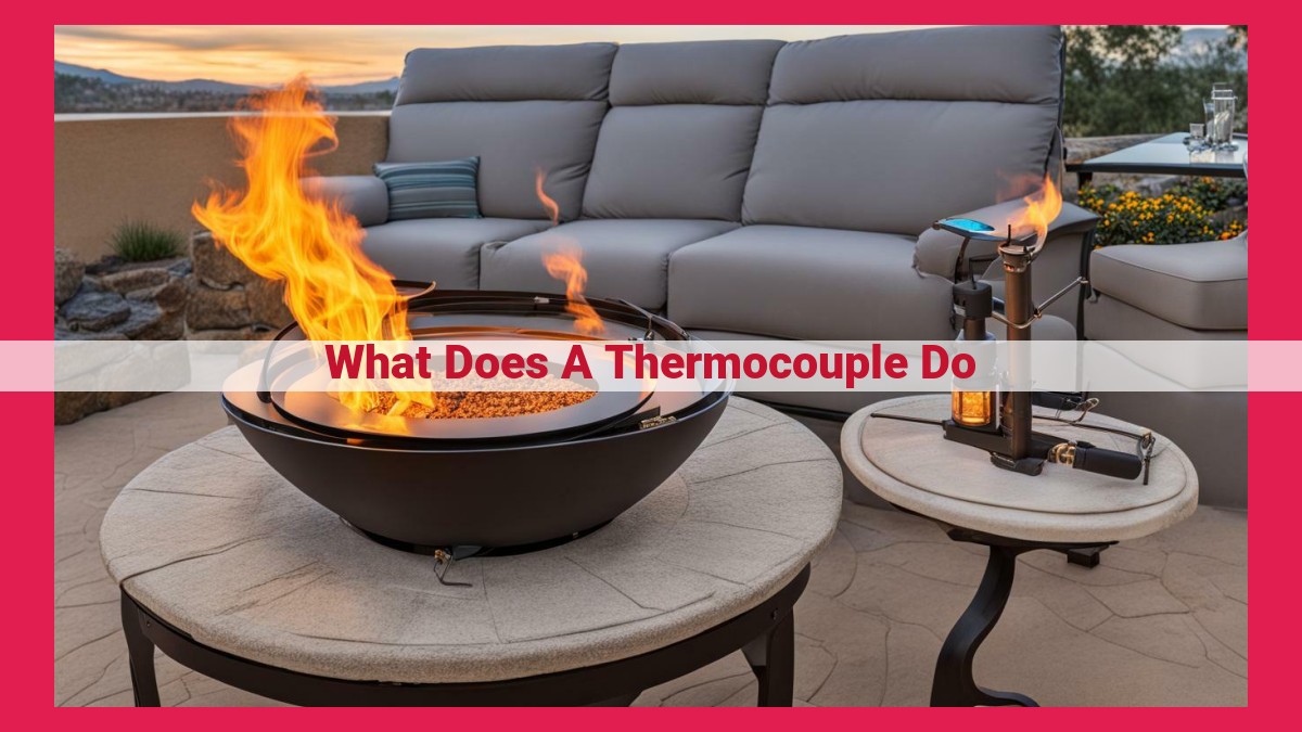 what does a thermocouple do