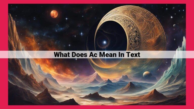 what does ac mean in text