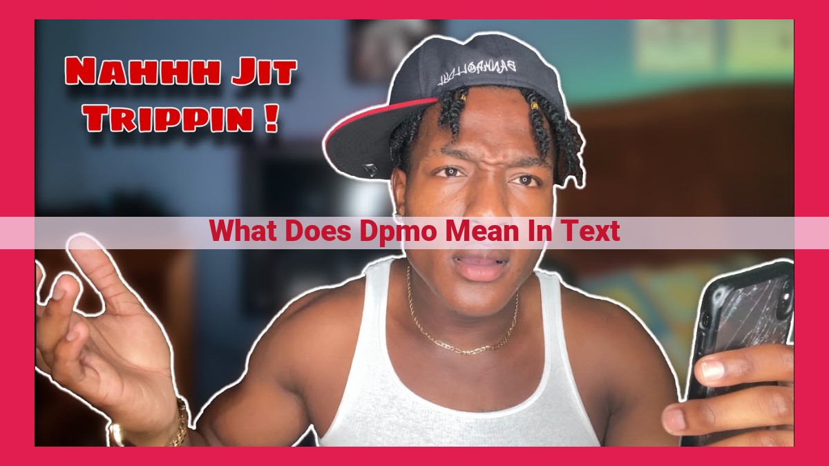 what does dpmo mean in text