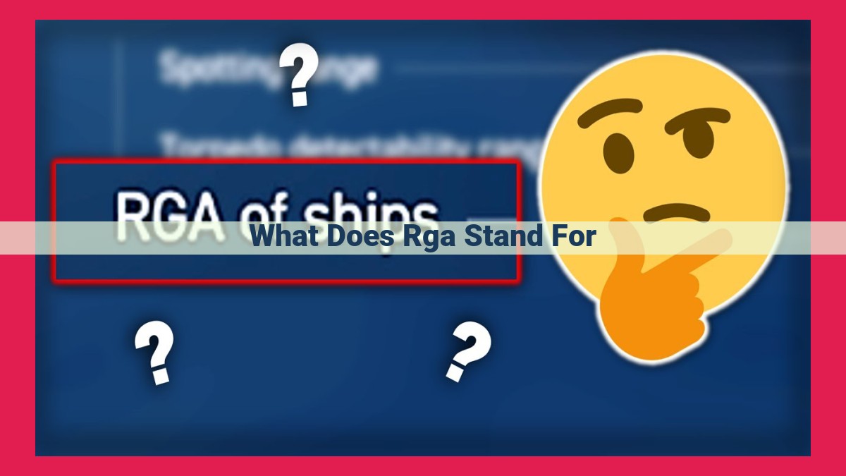 what does rga stand for