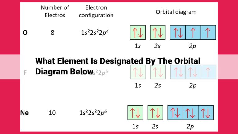 what element is designated by the orbital diagram below