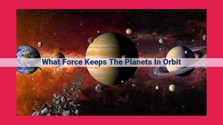 what force keeps the planets in orbit