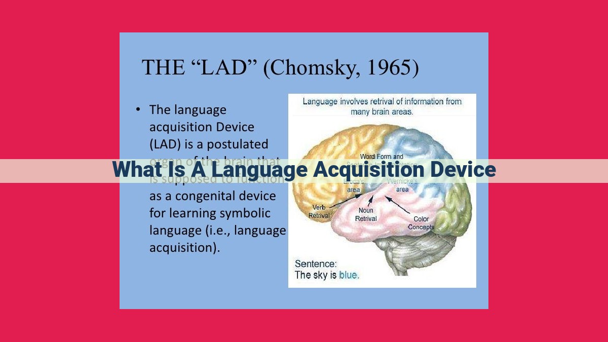 what is a language acquisition device