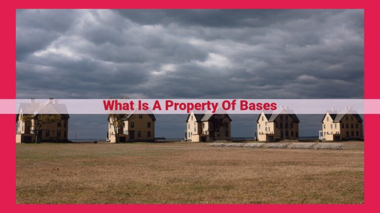 what is a property of bases