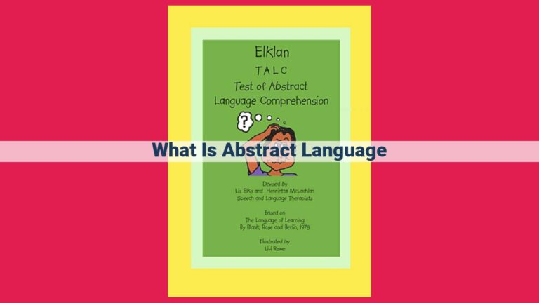 what is abstract language