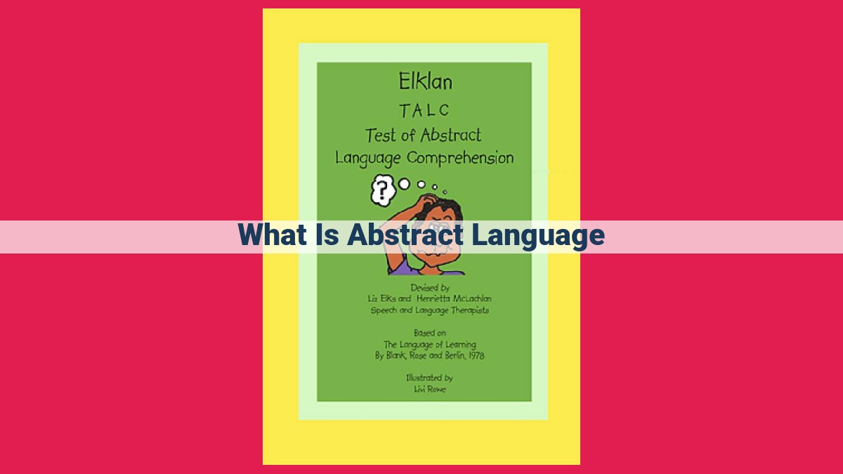 what is abstract language