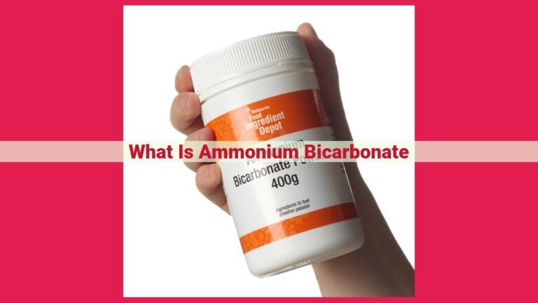 what is ammonium bicarbonate