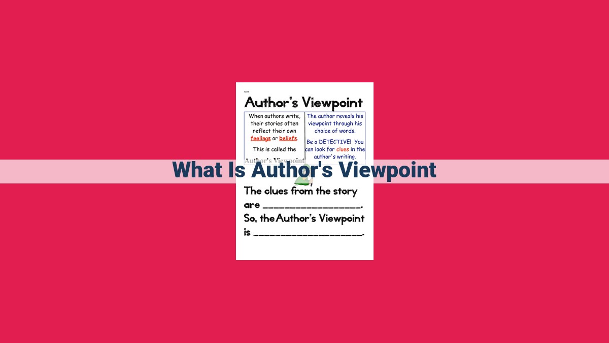 what is author's viewpoint