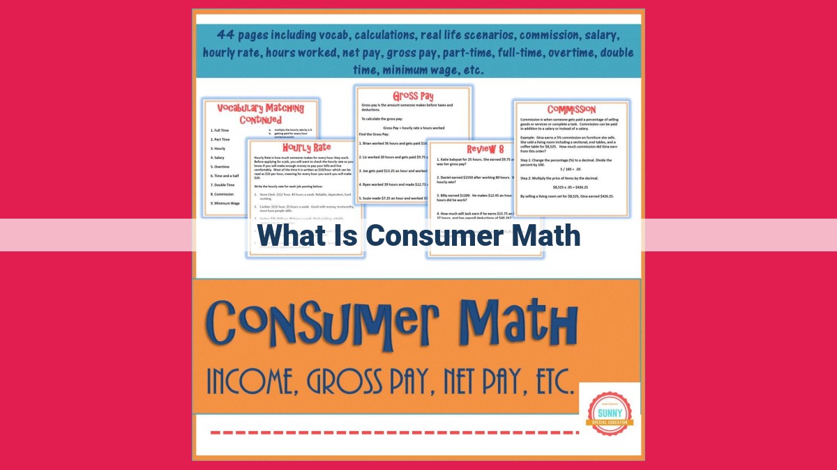 what is consumer math