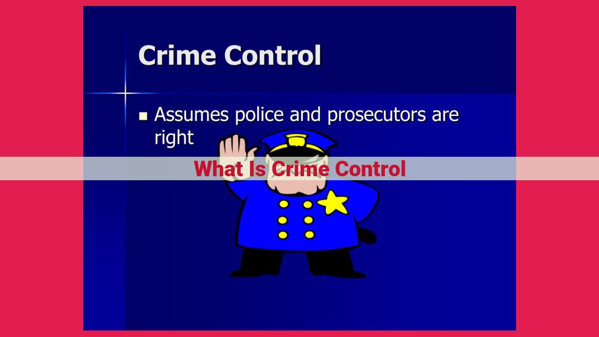 what is crime control