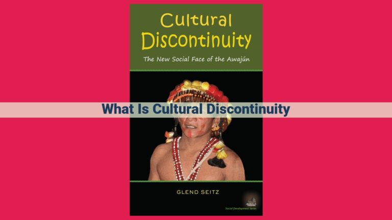 what is cultural discontinuity