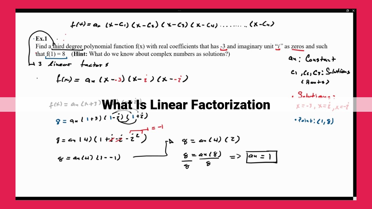 what is linear factorization