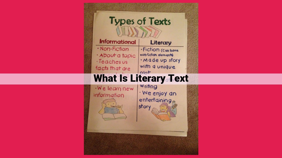 what is literary text