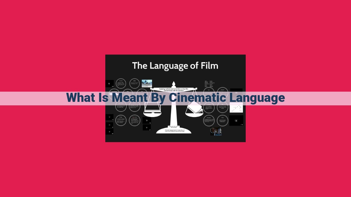 what is meant by cinematic language